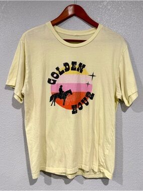 Golden Hour Graphic Tee by Charlie Southern in Pastel Yellow